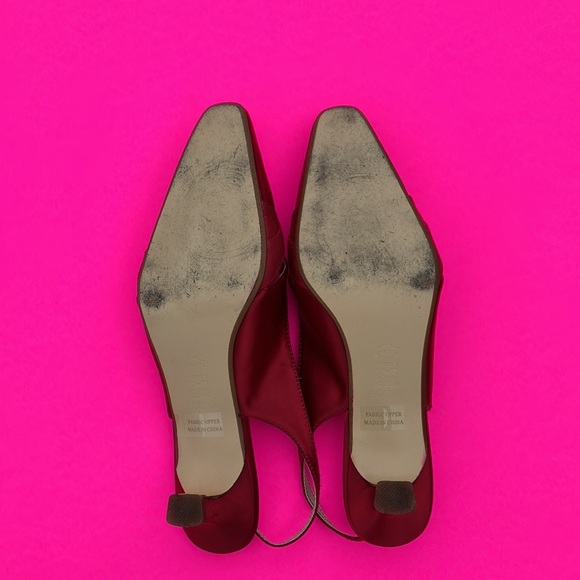 David’s bridal red satin heels - Picture 6 of 6